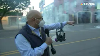 Police Shoot Tear Gas Toward  MSNBC Crew, Protesters, 'There Was No Warning Whatsoever' | MSNBC