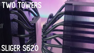 The Sliger S620: More big tower cooler options? Testing the Noctua D15S and the Dark Rock Pro 4