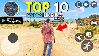 Top 10 Best High Graphics Android Games Like GTA V 2023 ||Open World, Gangsters, StoryLine,Realistic