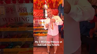 My Wishing Ribbons at Penang, Malaysia Temple!