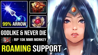 How to Roaming Support Mirana 99% Predicted Arrow Deleted 10K MK From the Game with Eul Combo DotA 2