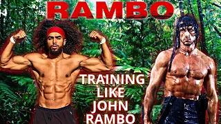 Get JACKED And STRONG | Training Like Rambo (Bodyweight Only)