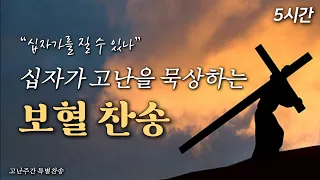 [고난주간 특별 보혈찬송] 십자가 고난을 묵상하는 보혈찬송 🙏🏻| 중간광고 없음 | 찬송가 연속듣기 | 십자가를 질 수 있나