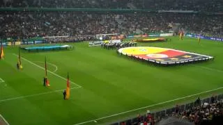 Germany vs. Argentina National Anthems 03.03.2010