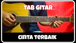 Tab gitar melodi (CINTA TERBAIK - CASSANDRA) pemula