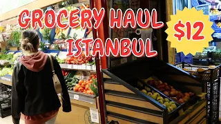 Grocery Shopping in Istanbul (Turkey Cost of Living 2024)