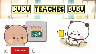 Dudu teaches Bubu || Bubu k exams hony Waly Hain || bubududu || peachgoma || bearpanda