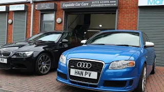 Audi A4 dtm pre sale detail with gyeon