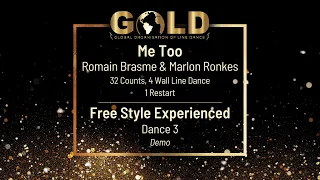 GOLD 2023 Free Style Experienced - Dance 3: "Me Too" - Demo with music