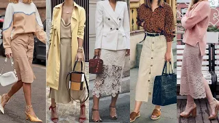 Las FALDAS y VESTIDOS están en TENDENCIA de MODA este OTOÑO INVIERNO  COMBINALOS LOOKS