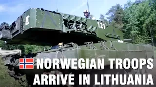 Norwegian🇳🇴 troops arrive in Lithuania🇱🇹