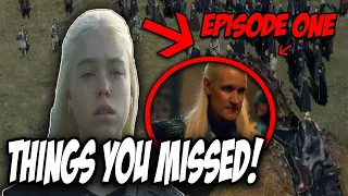 Things YOU Missed! House Of The Dragon (Episode One)