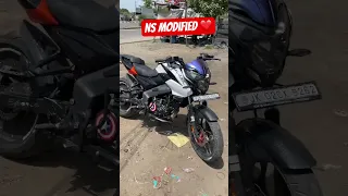 Bajaj Ns modified sc project exhaust wrap ❤️🔥 #viralvideo #bike #ns200 #exhaust #pulsarns #foryou