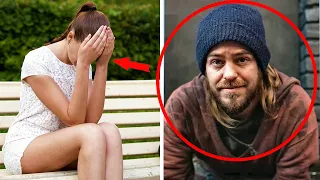 The homeless man gave his last 3 pounds to the girl to take a taxi, and soon his life changed