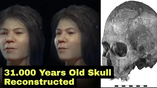 facial reconstruction of a Paleolithic woman who lived 31,000 years ago