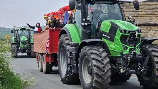 Yorkshire Air Ambulance, Priory Rose charity Tractor Run May 14 2023 Farmer Copley's