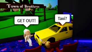 ROBLOX Brookhaven 🏡RP - FUNNY MOMENTS (TAXI 9)