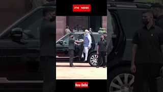 Indian prime minister Modi Z+ security grand entry#viral #shorts