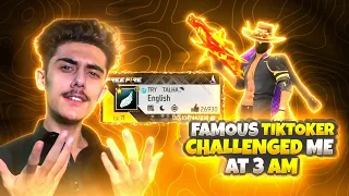 Famous Tiktoker Challenged Me At 3:00 am | 1 Vs 1 With @TALHAFFOFFICIAL_ | Most Funny Custom Ever