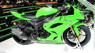 2014 Kawasaki Ninja ZX-6R 600 Walkaround - 2013 EICMA Milano Motorcycle Exhibition