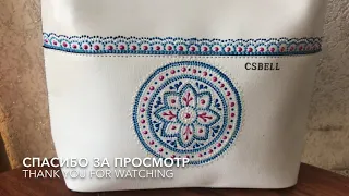 935. Декор Сумки. Точечная роспись. Decor bags. Dot painting.