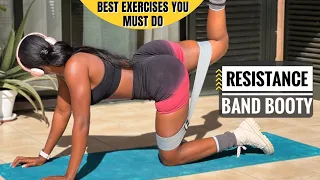 2 Week Top RESISTANCE BAND BOOTY Workout | BIGGER GLUTES At Home | Best Exercises To Wake Your Butt