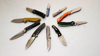 10 COOL AND FORBIDDEN KNIVES from Aliexpress! A big addition to the collection!