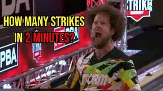 How many strikes can a pro bowler throw in 2 minutes? | PBA Strike Derby 2023
