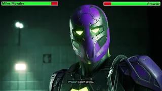 Miles Morales vs. The Prowler with healthbars