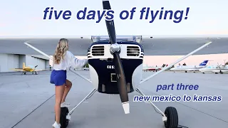 fly with me from New Mexico to Kansas | tiny airplane, big adventure! day 3