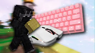 Keyboard and mouse ASMR + Handcam | UNCUT [hive treasure wars]