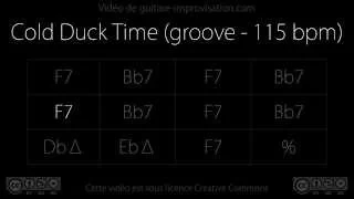 Cold Duck Time : Backing Track (groove - 115 bpm)