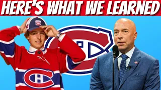 Here's What We Learned From The Draft | Habs Talk