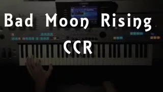 Bad Moon Rising - CCR, Cover eingespielt mit titelbezogenem Style auf Tyros 4