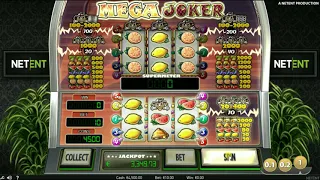 Mega Joker (Highest 99% RTP NetEnt Slots)