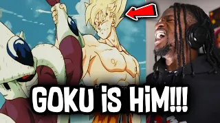 When cooler PULLED up to earth and realized GOKU is ONE of ONE (Anime Reaction)