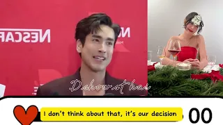 Nadech interview about wedding day on 2025 with Yaya🥰 #nadechyaya #nadech #yaya