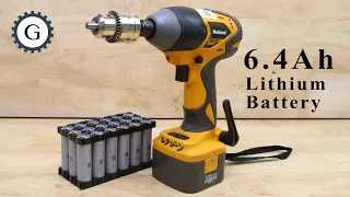1.2Ah to 6.4Ah Battery Upgrade from Nicd to Lithium & Impact Driver Refresh | National MYJOY EZT611