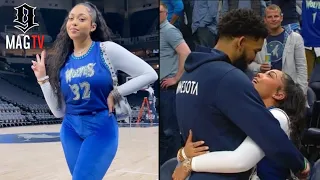 Jordyn Woods Understood The Assignment Supporting "BF" Karl Towns! 🥰