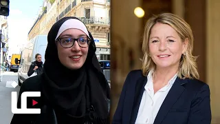 French MP walks out over student wearing hijab