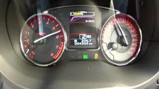 2014 Subaru WRX Lineartronic sedan acceleration (full auto / CVT)