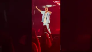 Justin Bieber sings Never Say Never (ft. Jaden Smith) in the freedom experience live 24 July 2021