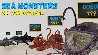 Sea Monsters | Size Comparison 3D