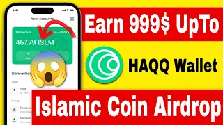 Islamic Coin New Crypto Airdrop Today Confirmed Airdrop HAQQ Wallet airdrop Earn Money Online