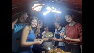 WE ATE WHAT IN MONGOLIA !?! 😳🇲🇳 Amazing Mongolian Cooking Class Ulaanbaatar | 197 Countries, 3 Kids