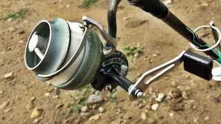 LA PESCUIT LA SOMN CU MULINETA VECHE DE 60 DE ANI / FISHING WITH A 60 YEAR OLD REEL