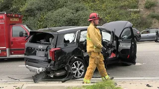 1 Dead & 9 Hospitalized After Two-Car Crash on PCH in Santa Monica