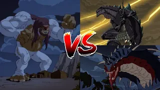 Zilla Jr Vs Robo-Yeti Vs King Cobra | Godzilla: A Série