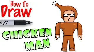 How to Draw Chicken Man | Roblox