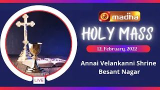 🔴 LIVE 12 February 2022 Holy Mass in Tamil 06:00 PM (Evening Mass) | Madha TV